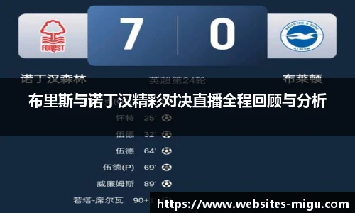 布里斯与诺丁汉精彩对决直播全程回顾与分析