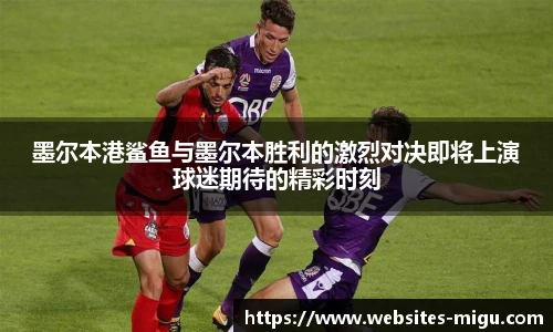 墨尔本港鲨鱼与墨尔本胜利的激烈对决即将上演球迷期待的精彩时刻